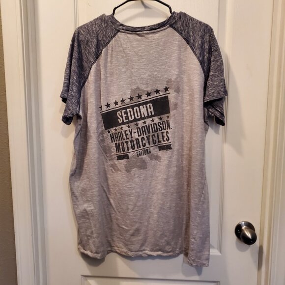 Harley-Davidson 2XL Raglan Henley Tee Sedona - Picture 5 of 5